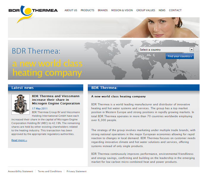 喜德瑞熱能集團 網站改版 網站建設 m.shuizhela.com