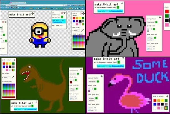 8bit藝術。 8bit藝術。