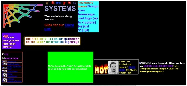 網(wǎng)頁(yè)設(shè)計(jì)中最嚴(yán)重的錯(cuò)誤