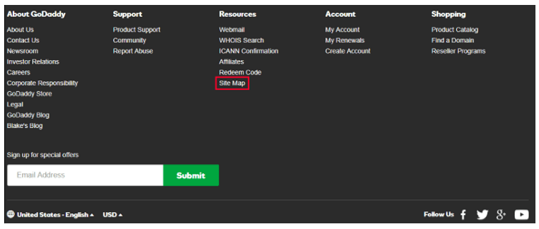 設計完美的網站頁腳
